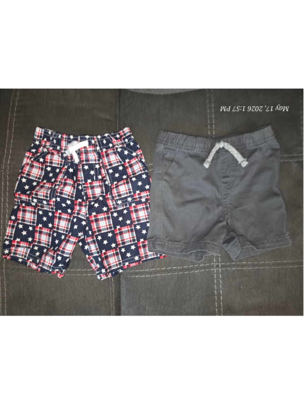 2 pairs of Boys size 18m shorts
